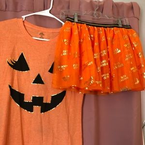 skirt and shirt